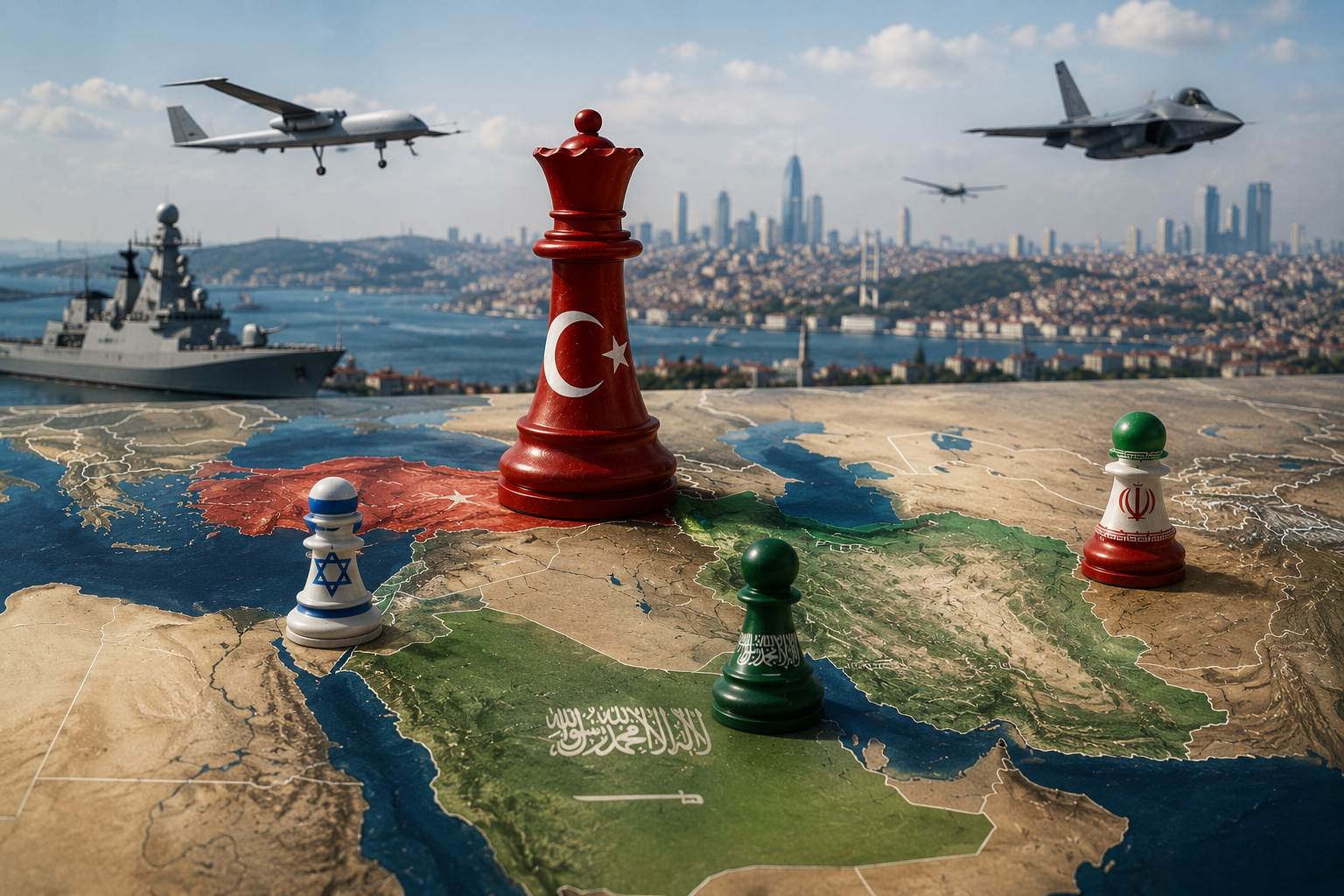Le Moyen-Orient se redessine : l'Iran vacille, la Turquie s'impose